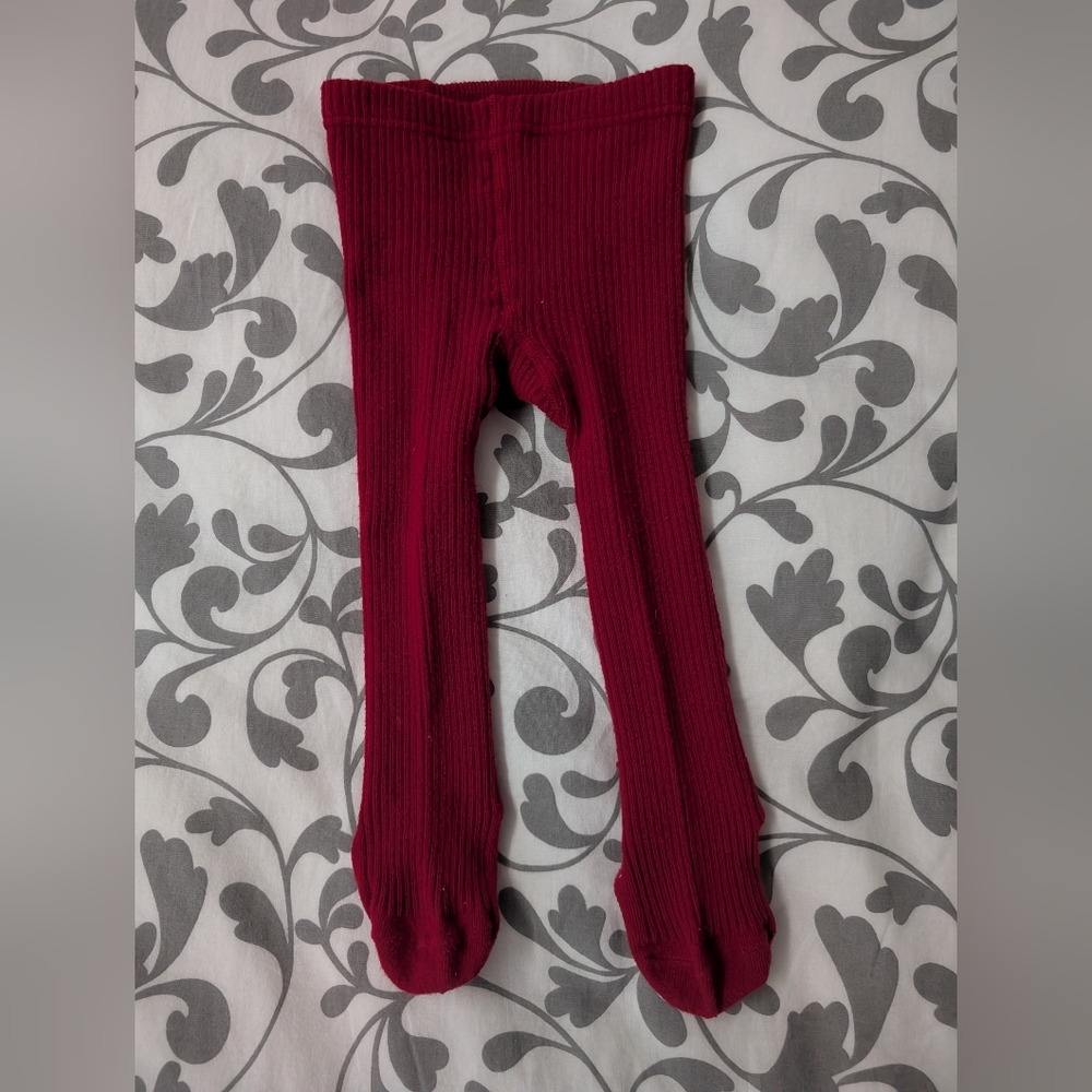 ✨5/$10✨Carter's Ribbed Maroon Leggings